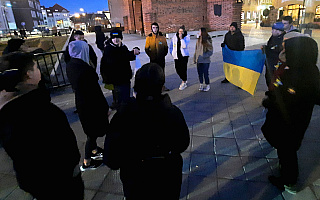 Marsz Poparcia dla Ukrainy. Mieszkańcy Olsztyna okazali wsparcie